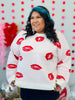 Kisses All Over Sweater Top (Reg.)