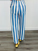 Bold Stripe Ankle Pants (Reg.)-4 Colors