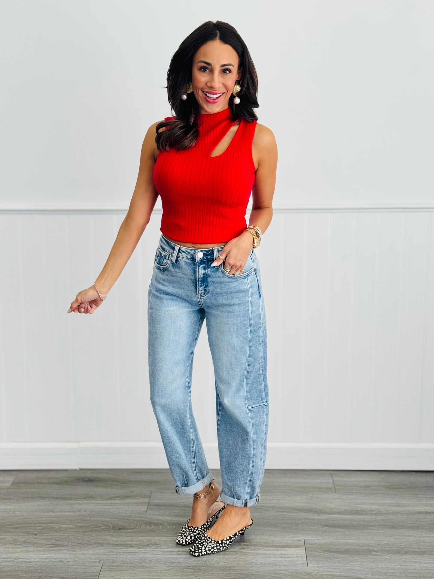 Risen Medium Rock The Night Away Barrel Jeans (Reg & Plus)