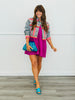 POL Denim Embroidered Aztec Design Jacket (Reg.)
