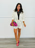 Cream Multi Polka Dot Shorts (Reg.)