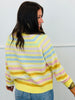Soft Pastel Striped Cardigan (Reg)-2 Colors