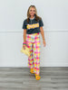 Madras Mosaic Denim Pants (Reg.)