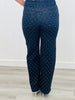 Dark Blue Denim Beaded Pants (Reg.)