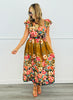Autumn Garden Midi Dress (Reg & Plus)