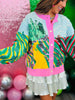 Queen Of Sparkles Licensed Yellow Brick Road to Oz Button Up Cardigan (Reg. and Plus)
