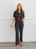 Dotty Darling Polka Dot Ruffle Pajama Set (Reg. and Plus)
