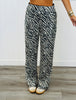 Zebra Sequin Wide Leg Pants (Reg)