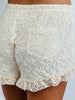 POL Cream Crochet Lace Shorts (Reg.)