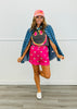 Vintage Wash Denim Polka Dot Shacket (Reg.)