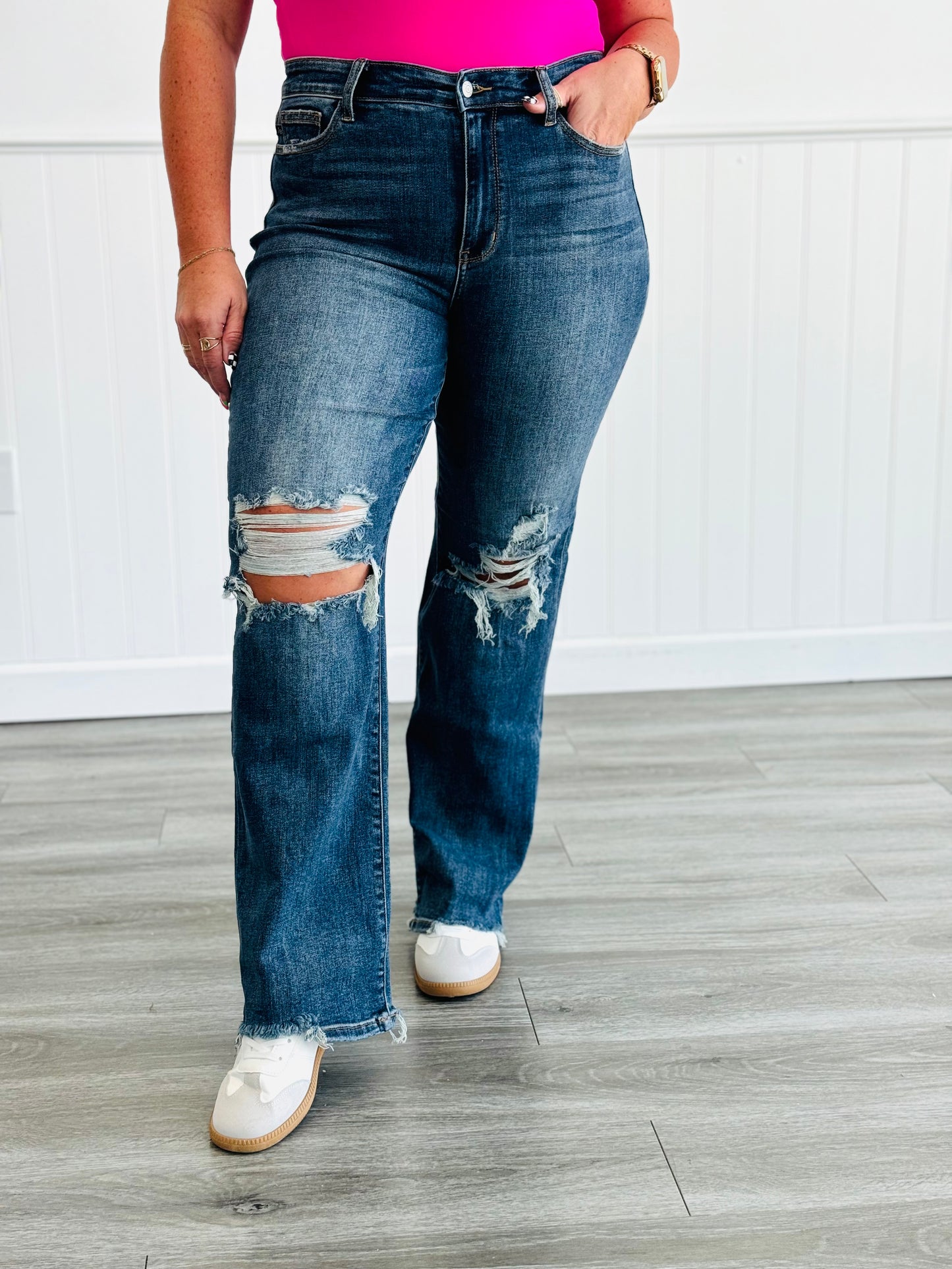 Judy Blue You Better Recognize Straight Jeans (Reg & Plus)