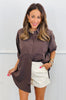 Long Sleeve Woven Oversized Shirt (Reg.)- 3 Colors