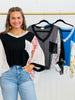 POL V-Neck Relaxed Fit Boxy Top Remix (Reg.)-3 Colors
