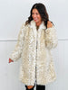 Leopard Taupe Faux Fur Coat (Reg & Plus)