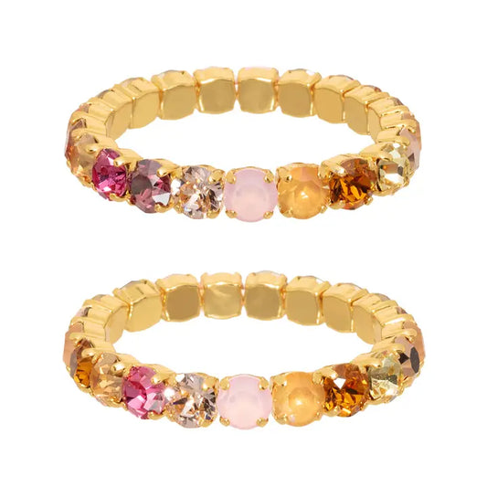 TOVA - The Oakland Stretch Bracelet in Candy Glam Blush