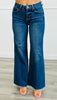Risen A Little Frayed Dark Jeans (Reg & Plus)
