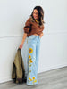 Oli & Hali Sunflower Embroidered Pants (Reg.)