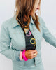 Dusty Blue Stud Detail Zip Up Jacket (Reg & Plus)