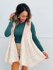 POL Pink Multi Pearl Floral Open Cardigan (Reg)