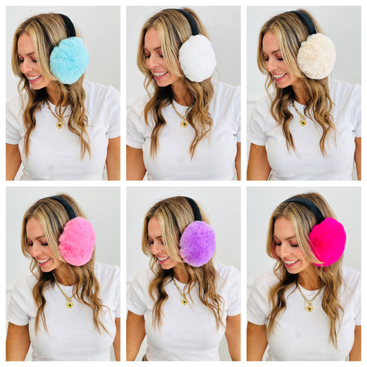 Snow Bunny Pastel Ear Muffs (6 colors)