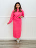 Mock Neck Sweater Top & Midi Skirt Set (Reg.) - 5 Colors