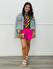 Checkered Lightning Bolt Tee (Reg. and Plus)