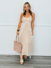 Blush Ruffled Strappy Maxi Dress (Reg & Plus)
