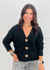 Sweetheart Button Up Cardigan (Reg.)- 2 Colors