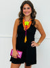Halter V-Neck Shirred Romper (Reg.) - 2 Colors