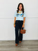 Patchwork Chic Shades Tee (Reg. and Plus)