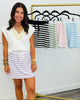 Striped Mini Skort (Reg. and Plus) - 5 Colors