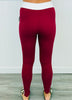 Contrast Piping Crop Tank Top & Pants Set (Reg.) - 2 Colors