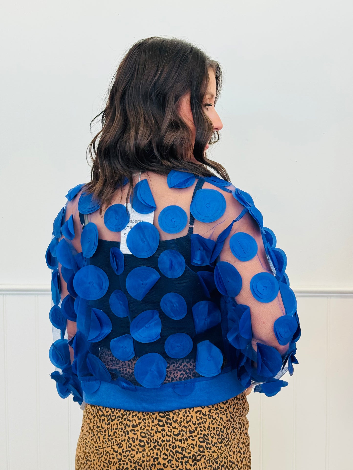 Geo Circles Sheer Mesh Jacket (Reg.)- 7 Colors