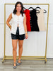 Solid Round Neck Vest Top (Reg.)-4 Colors