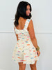 Cream Multi Fish Print Romper (Reg & Plus)