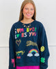 Navy Somebody Loves You Graphic Sweatshirt (Reg.)