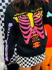 Neon Skeleton Sweatshirt (Reg. and Plus)