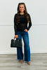 Risen A Little Frayed Dark Jeans (Reg & Plus)