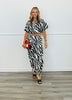 Zebra Print Top & Pants Set (Reg.)