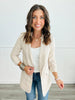 Ruched Shawl Collar Blazer (Reg)-3 Colors