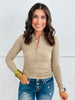 Ribbed Henley Modern Top (Reg.) - 6 Colors.