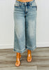 Judy Blue Willow Wide Leg Crop Jeans (Reg. and Plus)