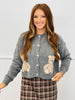 Teddy Bear Sweater Cardigan (Reg.)-2 Colors