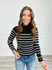 Striped Sensation Sweater Top (Reg)-8 Colors