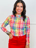 Get Noticed Peekaboo Mesh Top (Reg. and Plus)