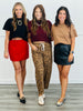 Shoulder Side Gold Button Top (Reg.) - 3 Colors
