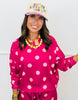 Pink Polka Dot Luna Luxe Pullover Set (Reg. and Plus)