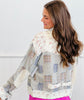 Green Multi Floral Patch Zip Up Jacket (Reg.)