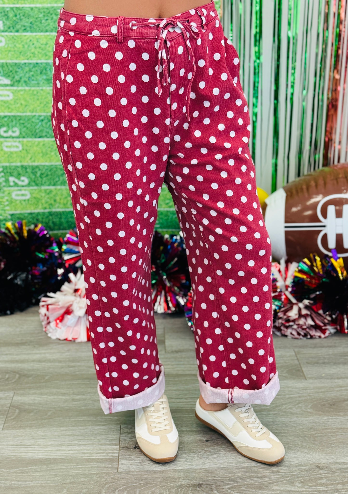 Brick Vintage Polka Dot String Pants (Reg.)