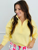 Half Zip Mock Neck Sweatshirt (Reg.)-2 Colors